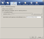 Addressing Configuration in Thunderbird