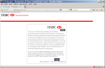 Fake HSBC Verified by Visa page, with Wikipedia text